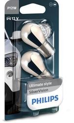 Philips 12V 21W PY21W BAU15s SV-SilverVision - blister 2ks