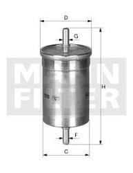 filter paliva mann WK 522