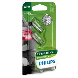 Philips 12V 5W W2,1x9,5d W5W LonferLife EcoVision blister 2ks