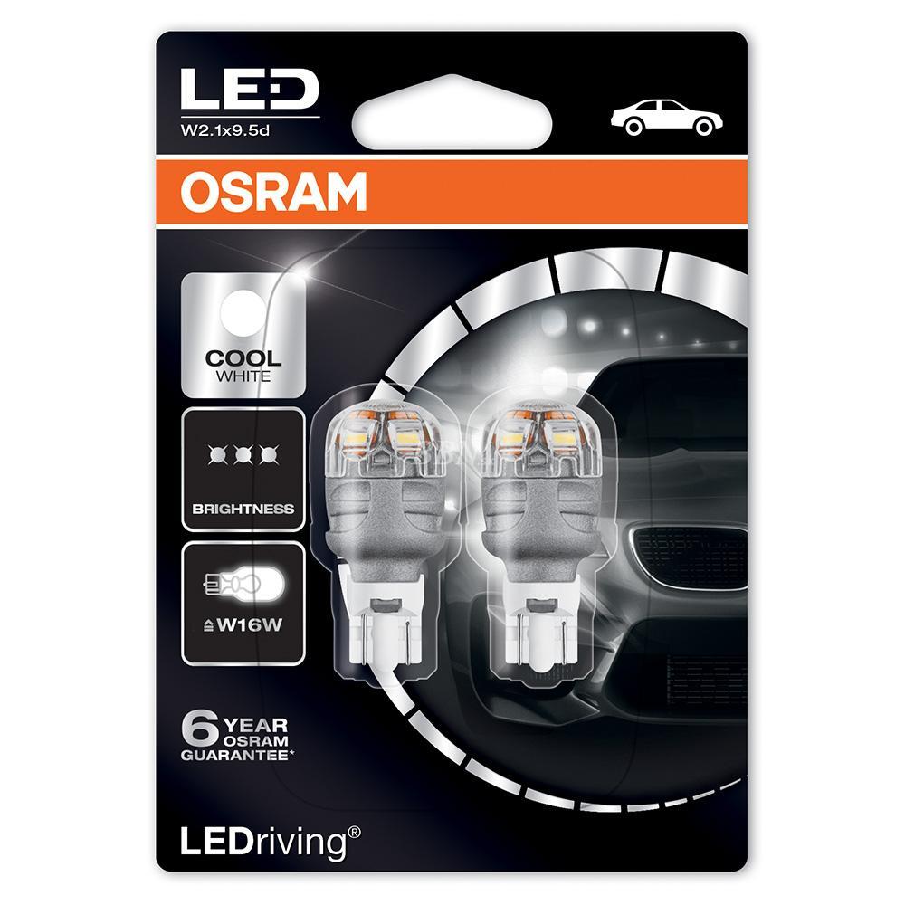 Osram LEDriving Premium W16W 12V 3W W2 1X9 5D Cool White Blister BBN