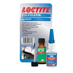 LOCTITE 406/770 loctite polyolefínová sada  (406 20g, 770 10g, 4 ks ihiel 0,4 mm) 20+10g