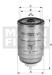 filter paliva mann WK 940/22
