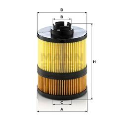 filter olejový mann HU 9002z