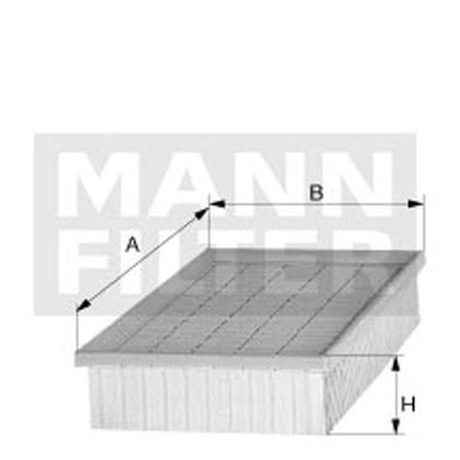 filter vzduchový mann C 2860/3