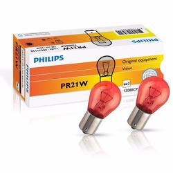 Philips 12V PR21W 21W BAW15s -červená - premium