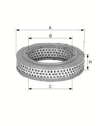 filter vzduchový mann C 2846