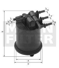 filter paliva mann WK 939/1