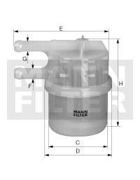 filter paliva mann WK 42/7