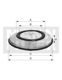 filter vzduchový mann C 2821