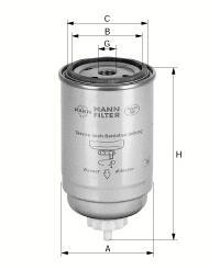 filter paliva mann WK 821