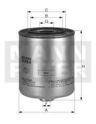 filter paliva mann WK 940/6x