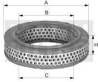 filter vzduchový mann C 2634/1