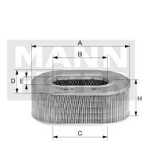 filter vzduchový mann C 2936 = SA 566