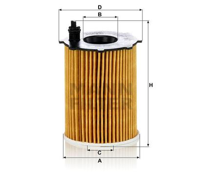 filter olejový mann HU 716/2x