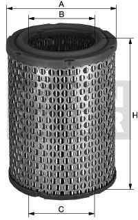 filter vzduchový mann C 1024 = V 3