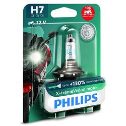 Philips 12V H7 55W PX26d X-treme Vision Moto +130%
