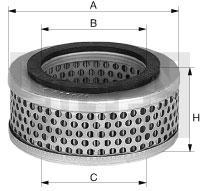 filter vzduchový mann C 2545/1