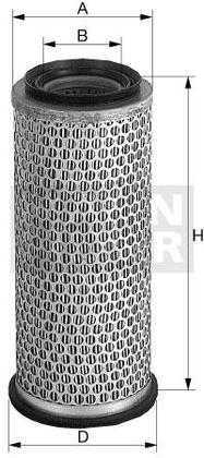 filter vzduchový mann C 261220