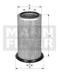 filter vzduchový mann C 28750