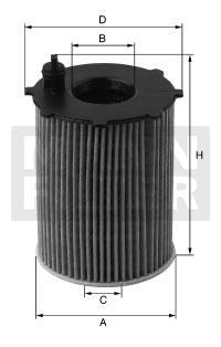 filter olejový mann HU 831x