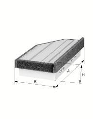 filter vzduchový mann C 2558/5