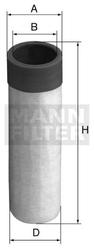 filter vzduchový mann CF 50