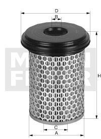 filter vzduchový mann C 23440
