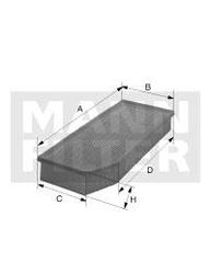 filter vzduchový mann C 23129
