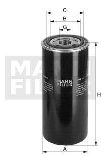 filter olejový mann WD 1374/5