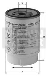 filter paliva mann WK 940/38x