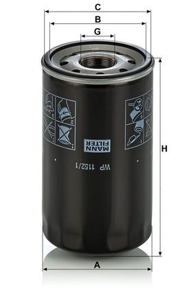 filter olejový mann WP 1152/1