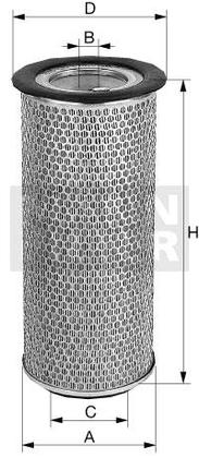 filter vzduchový mann C 17006