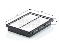 filter vzduchový mann C 28036