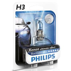 Philips H3 12V 55W PK22s BlueVision ultra- blister 1ks