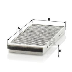 filter peľový mann CUK 23004-2 s aktívnym uhlím