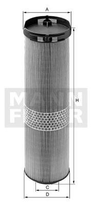filter vzduchový mann C 12133/1