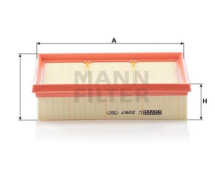 filter vzduchový mann C 2287