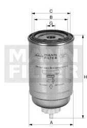 filter paliva mann WK 950/19 akcia