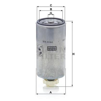 filter paliva mann WK 8044x