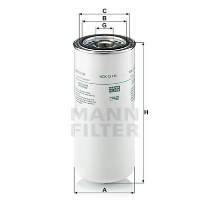 filter paliva mann WDK 13145