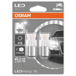 Osram LED Standard P21/5W 12V 1,7W BAY15D Cool White