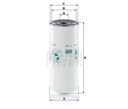 filter paliva mann WDK 11102/23 = WDK11102/28 = WDK11102/9