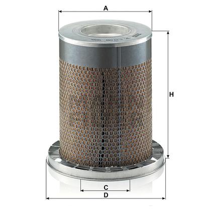 filter vzduchový mann C 23589