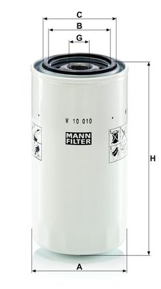 filter odvzdušnenia mann W 10010
