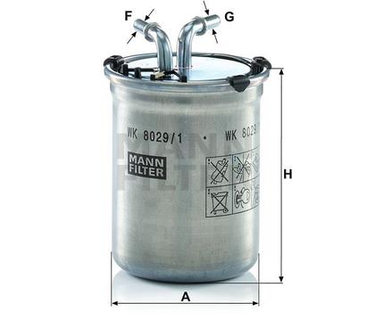 filter paliva mann WK 8029/1
