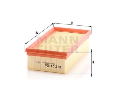 filter vzduchový mann C 24026