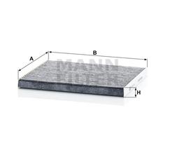 filter peľový mann CUK 24004 s aktívnym uhlím