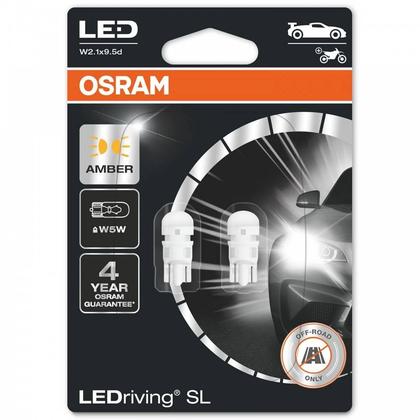 Osram LEDriving SL 12V 1W W5W/WY5W oranžová W2,1x9,5d duoblister