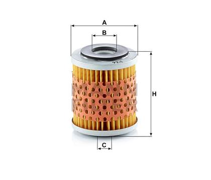 filter paliva mann P 66x