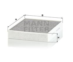 filter peľový mann CUK 25001 s aktívnym uhlím